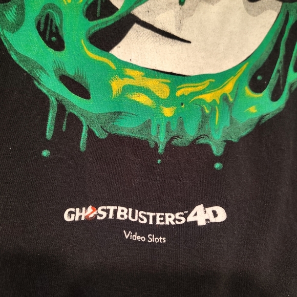 Ghostbusters 4D Video Slots Rare Promo Slime Graphic T-shirt Sz XL Collectible - Picture 4 of 7